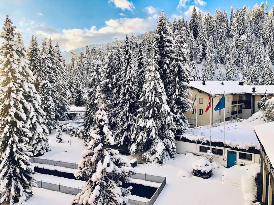 Modern Laax Apt, Swimming Pools, Wellness & Tennis Exterior foto